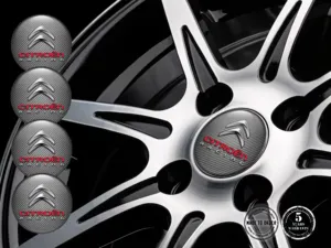 Citroen Adesivo Cupola Stile Loghi Ruota Esclusivi